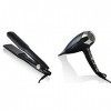 GHD - Helios - Seche Cheveux Noir & Nouveau Styler Max - Lisseur Cheveux Noir 