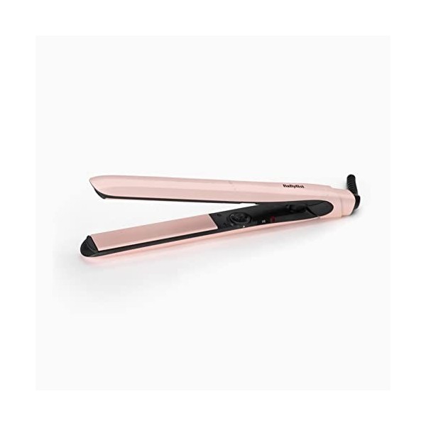 BaByliss Lisseur Rose Blush 235 avec plaques extra-longues en titane-céramique 2498PRE