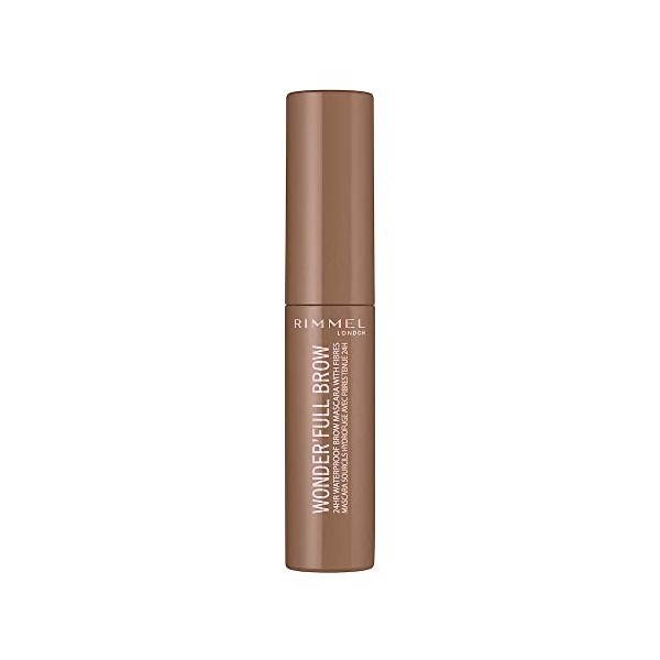 Rimmel - Sourcils Wonderfull 24H - Résultat naturel - Longue Tenue - 002 Medium Brown - 4.5ml