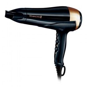 Remington Sèche-Cheveux Ionique [Soin Brillance & Douceur - Cheveux Naturels et Colorés] Eclat Brillance Puissant 2200W, san