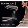 Remington - D3012GP - Sèche-Cheveux 2000W + Fer à Cheveux en Céramique