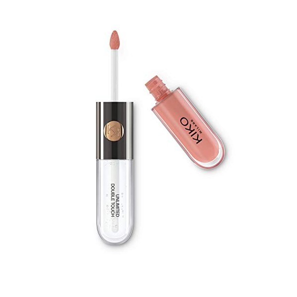 KIKO Milano Unlimited Double Touch 103 | Rouge À Lèvres Liquide En 2 Étapes, Fini Lumineux. Tenue Jusqu’À 12 Heures. Base Col