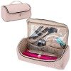 Yarwo Sac de Voyage Compatible avec Dyson Corrale Hair Straightener, Sac de Rangement pour Fers à Lisser et Accessoires, Beig