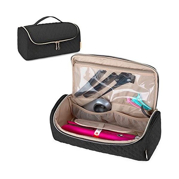 Yarwo Sac de Voyage Compatible avec Dyson Corrale Hair Straightener, Sac de Rangement pour Fers à Lisser et Accessoires, Beig