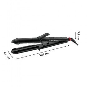Rowenta Multistyler 3 en 1 Karl Lagerfeld Conic CF451L Multistyler 3 en 1 35 mm : lissage, vagues et boucles, revêtement céra