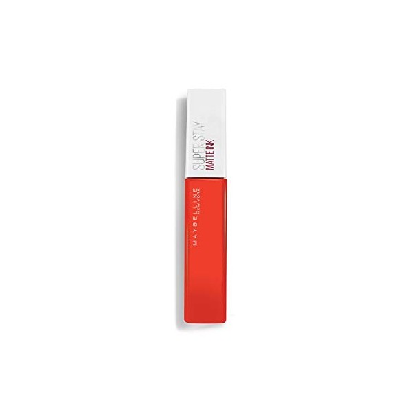 Maybelline New-York – Rouge à Lèvres Mat Liquide – Longue Tenue – Superstay Matte Ink – Teinte : Lover 15 , 5 ml