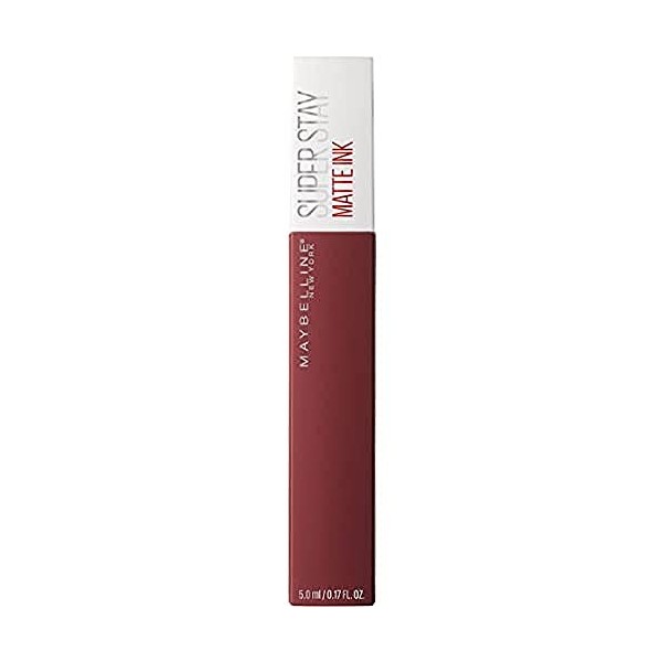 Maybelline New-York – Rouge à Lèvres Mat Liquide – Longue Tenue – Superstay Matte Ink – Teinte : Lover 15 , 5 ml