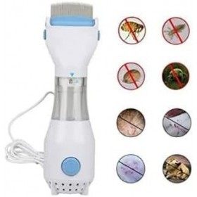 Peigne électrique anti-poux aspirants - Plus efficace que les autres peignes et shampooing pour poux - Élimine les poux et le