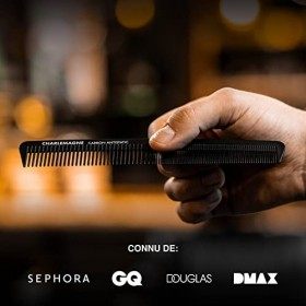 Peigne cheveux de Charlemagne - peigne en carbone incassable de première qualité pour cheveux et barbe - peigne antistatique 