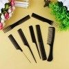 Styling Comb Set - 10pcs professionnel de coiffure peigne en fibre de carbone Salon coiffure Styling coiffeur barbiers peigne