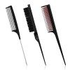 3 Pièces Set de Peigne de Coiffure, Comprend Brosse à Cheveux Taquine Brosse à Cheveux Duveteuse, Peigne à Queue Rat Peigne T