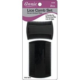 Annie Lot de 2 peignes anti poux et lentes 336