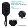 Balon Lot de 4 brosses à cheveux et peigne à cheveux pour homme et femme Excellent sur cheveux mouillés ou secs Pas de nœuds 