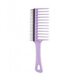 Tangle Teezer peigne cheveux Wide Tooth Comb Lilac - Brosse cheveux bouclés démêlant - Peigne grosse dent pour boucle cheveux