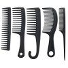 Peigne à dents larges et grand peigne démêlant pour cheveux, brosse à cheveux durable pour un meilleur coiffage et un soin pr