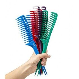 Annie Lot de 12 grands peignes à queue