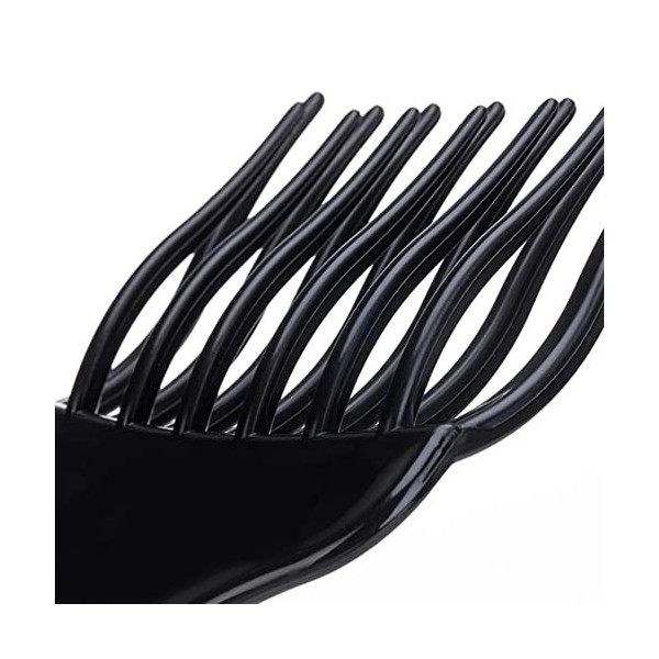 1 Pièces Afro comb,Peigne Afro Dents Larges en Plastique,Peigne cheveux boucles,pour Styliser et Détacher Cheveux Enchevêtrés