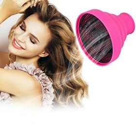 Diffuseur universel pour cheveux, diffuseur pour sèche-cheveux pour cheveux  frisés et ondulés naturels, diffuseur de séchoir professionnel réglable de  1.4 à 2.6 po