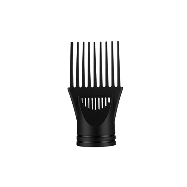 Sèche-cheveux diffuseur professionnel universel de coiffure universelle du vent couvercle de peigne de peigne buse noire