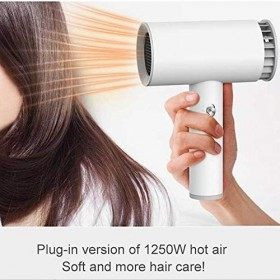 DJLOOKK Sèche-Cheveux pour étudiants en Art et Examen dentrée au Test dart, sèche-Cheveux sans Fil Rechargeable, sèche-Chev