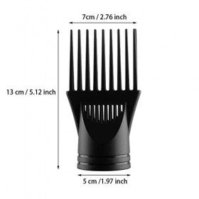 6 pièces Diffuseur sèche cheveux Buse Sèche Cheveux Peigne Attachement Plastique Sèche Peigne Coiffure Diffuseur peigne Sécho