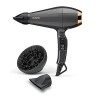 BaByliss 6719DE Italian Air Pro 2200 Sèche-cheveux ionique 2 buses et diffuseur air froid verrouillable Gris anthracite