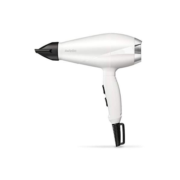 BaByliss Sèche-cheveux Speed Pro 2000 Moteur AC Fabriqué en Italie 6704WE