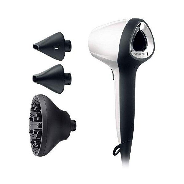 Remington Sèche-cheveux Ergonomique [Ultra Compact, Léger, Silencieux] Air3D bronze 1800W, flux dair 3D unique, 110km/h flu