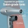Faszin Seche Cheveux Ionique, Sèche Cheveux Professionnel 2500 W AC Moteur Séchage Rapide Salon Avec 2 Vitesses 3 Réglages De