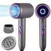 Fauxpont Sèche-cheveux ionique 2400W, Sèche-Cheveux de Salon avec Bouton Chaud/Froid,3 Réglages de Température,Hair Dryer ave