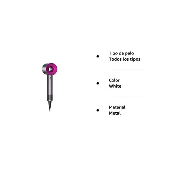 Dyson Supersonic Sèche-Cheveux édition spéciale Fuchsia avec Grand boîtier