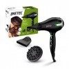 Imetec Eco Se9 1000 Sèche-Cheveux avec Technologie Eco Technology 1400 W, Consommation dÉnergie Réduite, 8 Combinaisons Air/