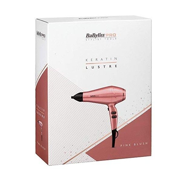 BaByliss Pro Keratin Sèche-linge Rose Blush