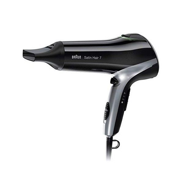 Braun Satin Hair 7 IONTEC Sèche-Cheveux, technologie ionique pour donner plus de brillance et dompter les frisottis, Noir, HD...