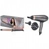 Remington Coffret Cadeau - Set de Coiffure Sèche-Cheveux Keratin Protect et Fer à Boucler Keratin Protect - AC8820 et CI83V6