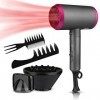 Seche Cheveux Sendowtek Seche Cheveux Professionnel 1800W Hair Dryer Ions Négatifs 2 Vitesses 3 Températures Poignée Pliable 