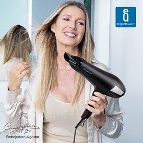 Aigostar Monique 32HIE - 2400W sèche-cheveux professionnel ionique, 2 vitesses et 3 niveaux de température. Bouton dair froi