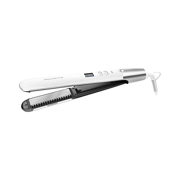 Rowenta Volumizer Lisseur cheveux, Technologie 3D, Booste le volume, Brosse intégrée en poils naturels, Revêtement exclusif e