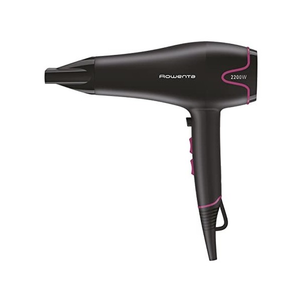 Rowenta CV5713 Motion Dry Sèche-cheveux | 2200 W | Séchage rapide | 6 réglages | Buse de coiffage | Niveau dair froid | Lége