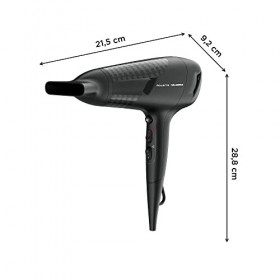 Rowenta x Karl Lagerfeld CV581L Studio Dry Sèche-cheveux | Technologie Effiwatt déconomie dénergie | 6 vitesses/température