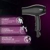 TRAVEL HAIR DRYER - BLACK WORLDWIDE USE