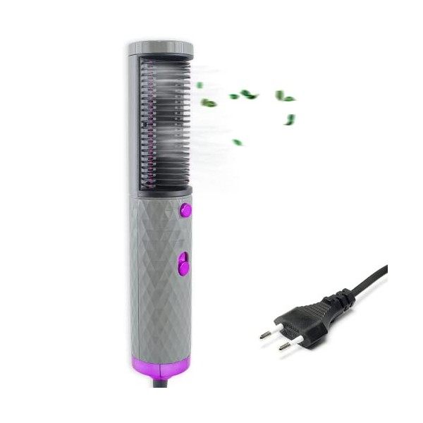 Mediawave Store - Brosse sèche cheveux 1600 W lissant et volumisant Phon Multifonction, brosse 2 en 1 pour plier, sécher et d