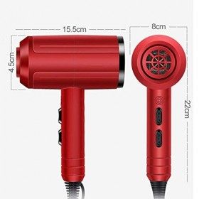 BBMDJ Mini- Sèche-Cheveux Puissant 1600W Compact Séchoir avec Concentrateur Moteur à Courant continu Tout à Fait léger avec s