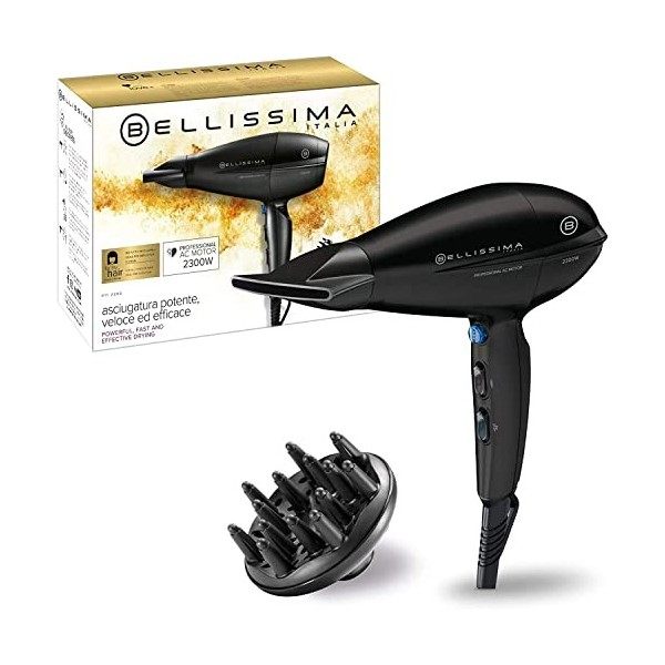 Bellissima Sèche Cheveux Professionnel Technologie Ionique, Grille