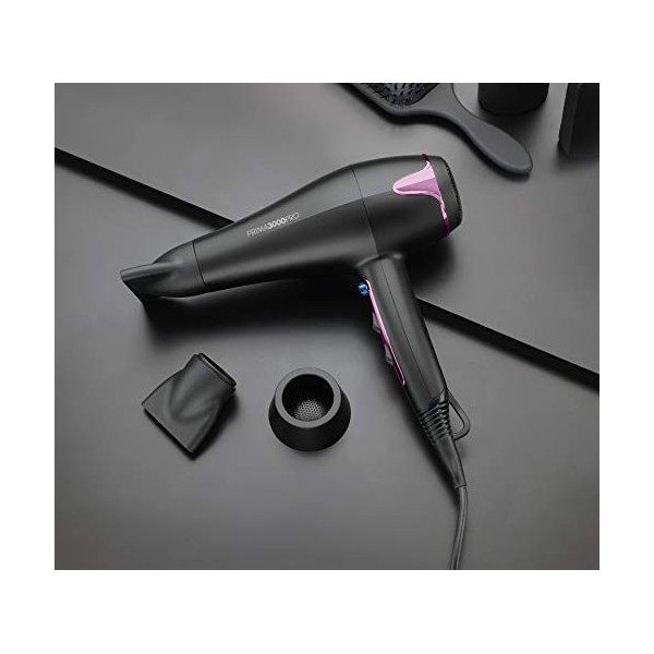 Diva Pro Styling Prima 3000 Sèche-Cheveux Professionnel avec Conditionnement Ionique 2200 W Rose