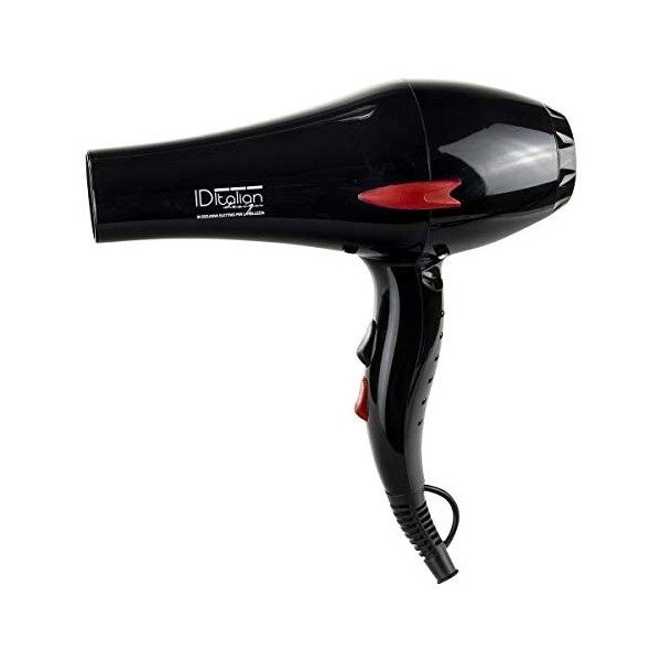 IDITALIAN DESIGN IN ESCLUSIVA ELETTRICI PER LA BELLEZZA SECTEUR GTI 2600 Plus Grand Moteur AC-IDET2600 PLUS, Noir