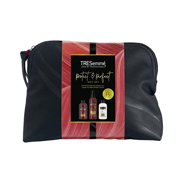 TRESemmé Protect & Perfect Coffret cadeau 3 pièces avec un panneau résistant à la chaleur