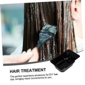 Beaupretty Bol De Teinture Pour Les Cheveux Bol À Mélanger En Plastique Bols À Mélanger Noirs Pour Salon De Coiffure Bol À Mé