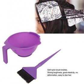 Ensemble De Teinture Pour Cheveux 2 Pièces Bol De Brosse De Teinture Pour Cheveux Couleur Bricolage Kit Doutils De Coloratio