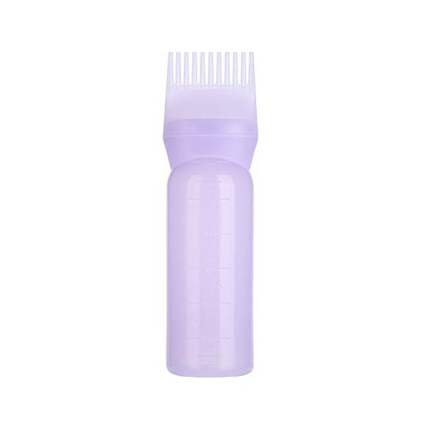 Flacon applicateur dhuile capillaire, flacon applicateur de peigne de racine de 160 ml Bouteille dhuile légère pour cheveux